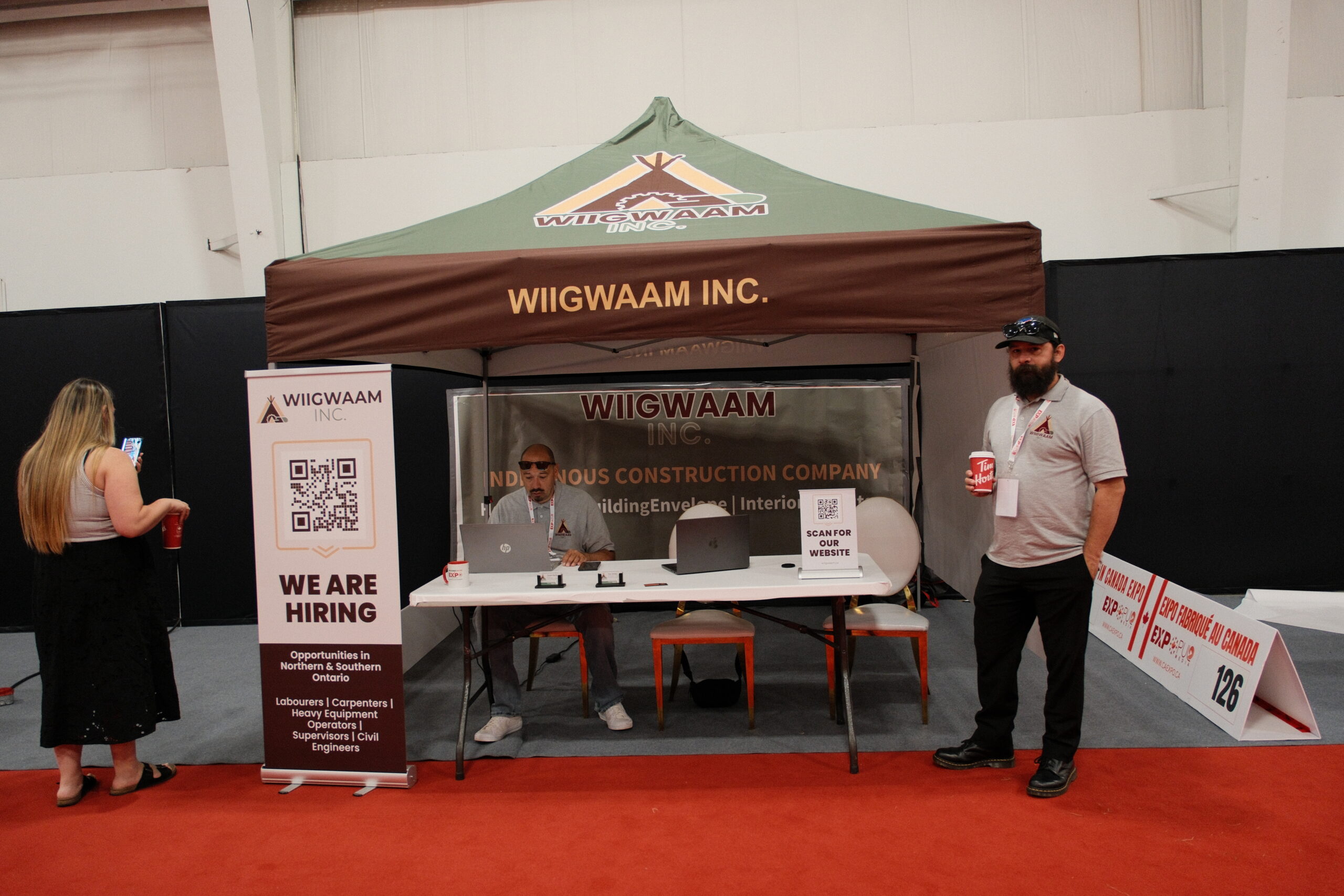Wiigwaam Team at Expo