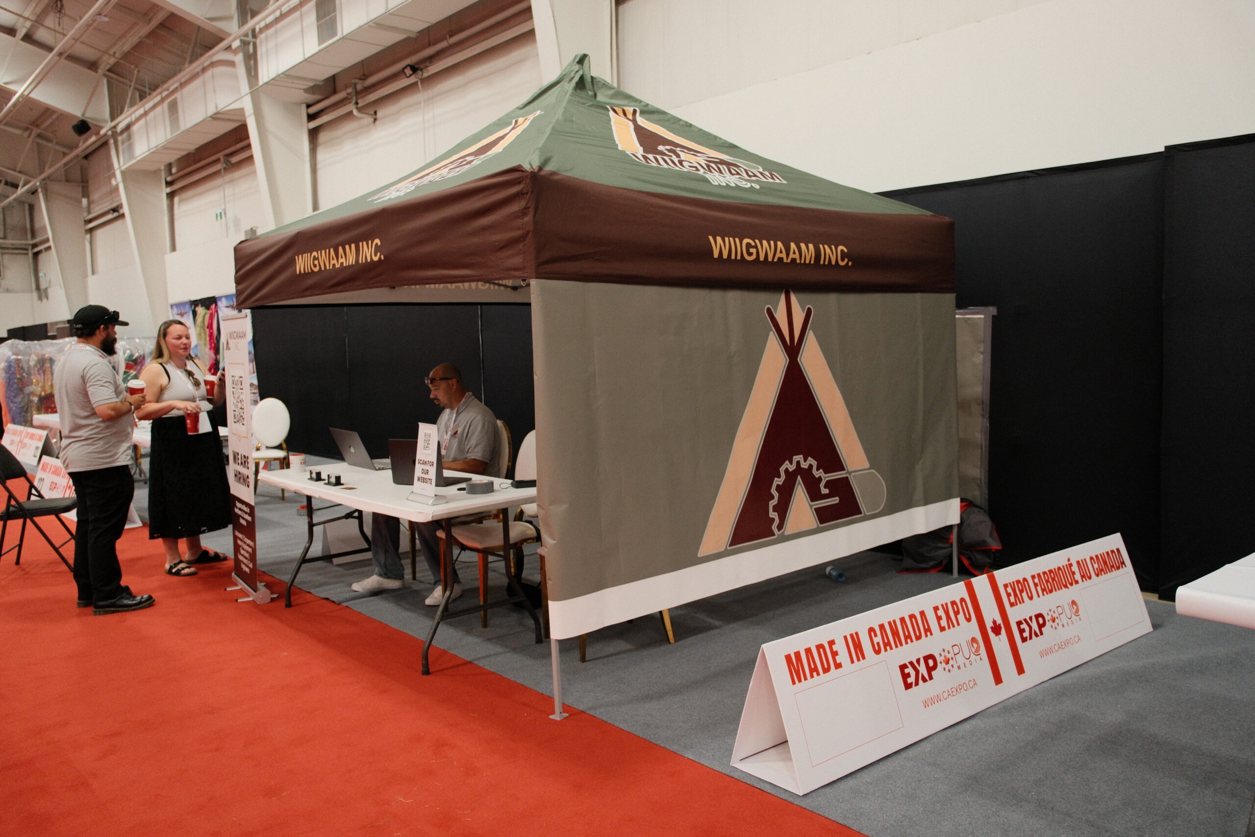Wiigwaam Team at Made in Canada Expo